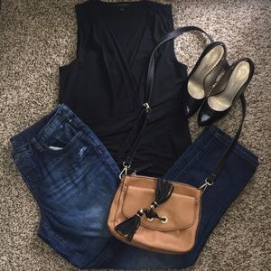 Ann Taylor boyfriend Distressed denim